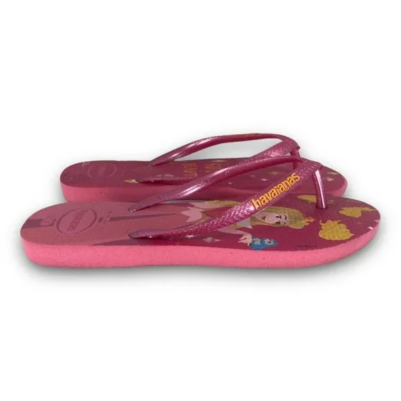 Havaianas Disney Sleeping Beauty Thong Sandals Princess Aurora Pink Youth